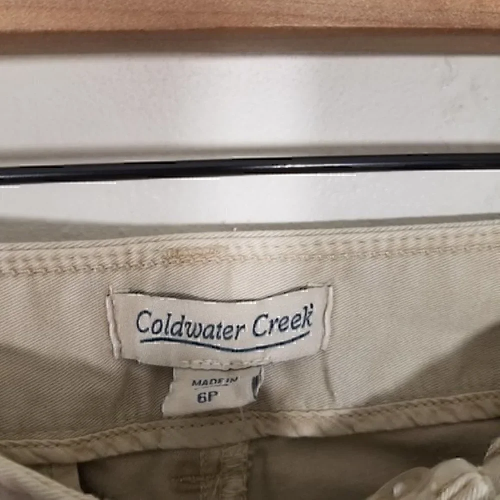 NWOT Coldwater Creek‎ Everyday Chino Pants Size 6P